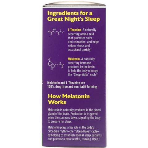 Advanced Melatonin Calm Sleep Fast Dissolve Strawberry Flavor, 60 tablets