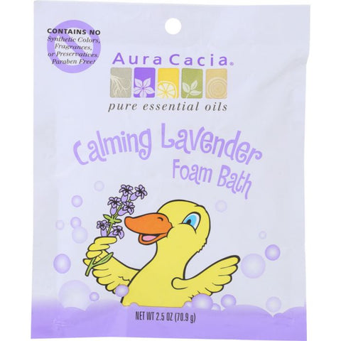 Lavender Essential Oil Calming Foam Bath, 2.5 oz
