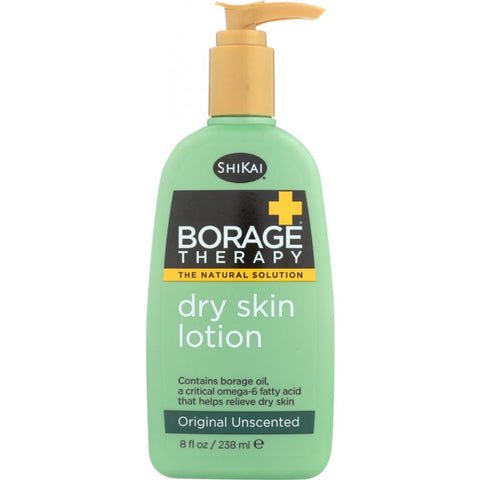 Borage Therapy Dry Skin Lotion Original Unscented, 8 oz