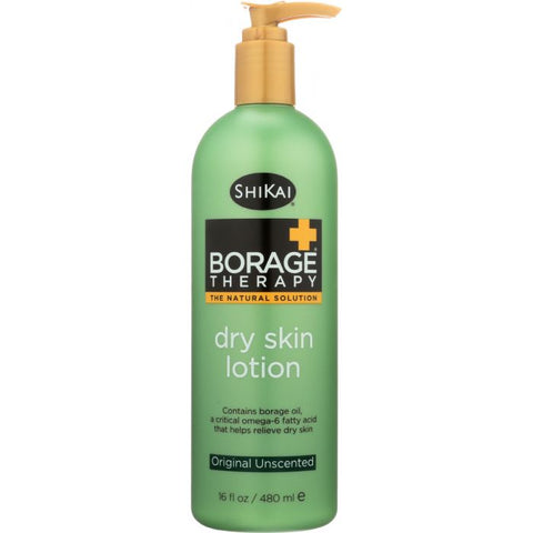 Borage Therapy Dry Skin Lotion Original Unscented, 16 oz
