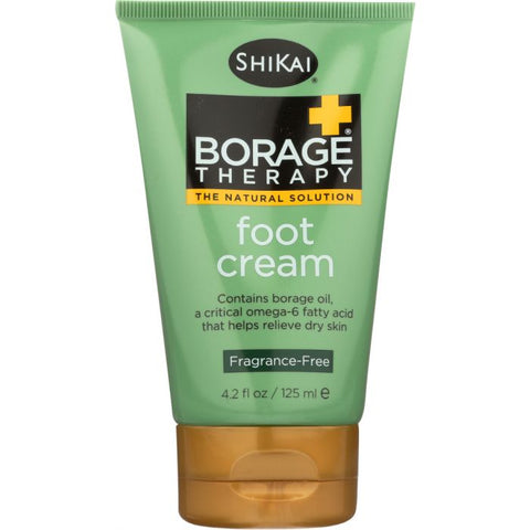 Borage Therapy Foot Cream Unscented, 4.2 oz