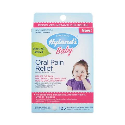 Baby Oral Pain Relief, 125 tablets