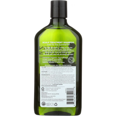 Shampoo Scalp Treatment Tea Tree, 11 Oz