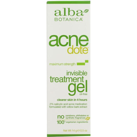 Acnedote Invisible Treatment Gel Oil-Free, 0.5 oz