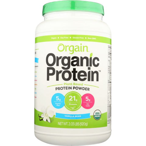 Organic Protein Plant Based Powder Sweet Vanilla Bean, 2.03 lb