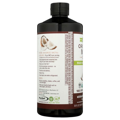 Organic MCT Oil, 30 oz