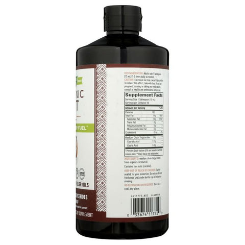Organic MCT Oil, 30 oz