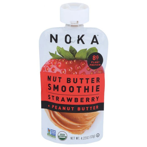 Nut Butter Smoothie Strawberry + Peanut Butter, 4.22 oz